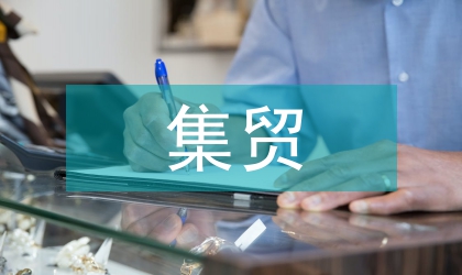 集貿(mào)物管調(diào)查匯報(bào)材料