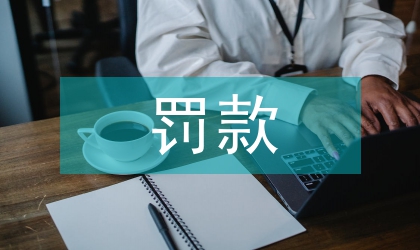 行政處罰中罰款定位