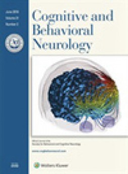 Cognitive And Behavioral Neurology雜志
