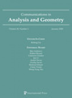 Communications In Analysis And Geometry雜志