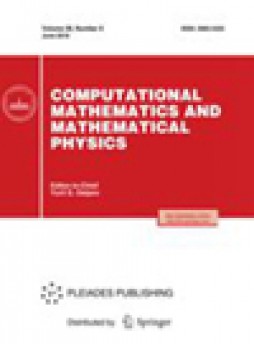 Computational Mathematics And Mathematical Physics雜志