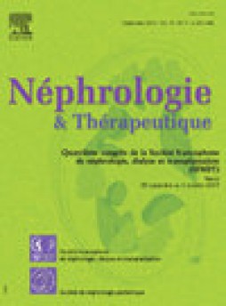Nephrologie & Therapeutique雜志