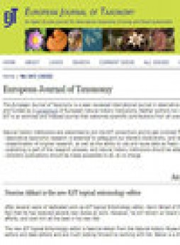 European Journal Of Taxonomy雜志