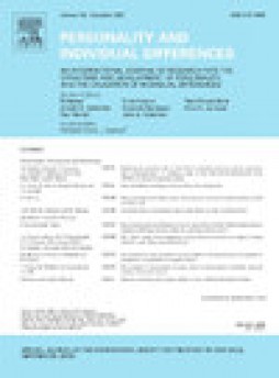Personality And Individual Differences雜志
