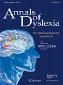 Annals Of Dyslexia雜志
