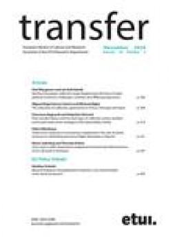 Transfer-european Review Of Labour And Research雜志
