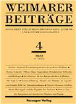 Weimarer Beitrage雜志