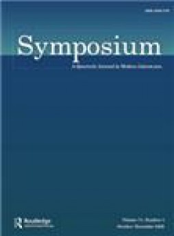 Symposium-a Quarterly Journal In Modern Literatures雜志