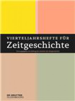 Vierteljahrshefte Fur Zeitgeschichte雜志