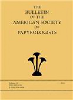 Bulletin Of The American Society Of Papyrologists雜志
