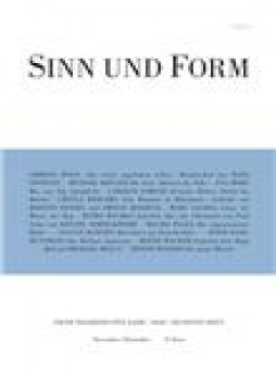 Sinn Und Form雜志