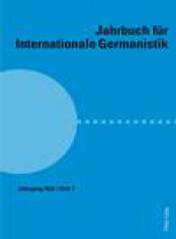 Jahrbuch Fur Internationale Germanistik雜志
