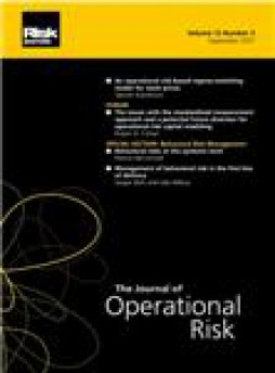Journal Of Operational Risk雜志