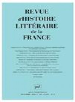 Revue D Histoire Litteraire De La France雜志
