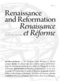 Renaissance And Reformation雜志