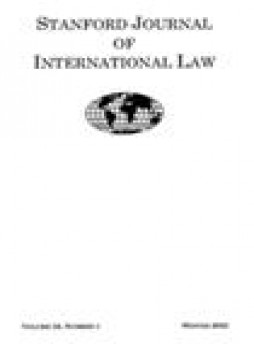 Stanford Journal Of International Law雜志