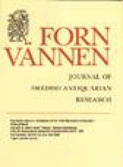 Fornvannen-journal Of Swedish Antiquarian Research雜志
