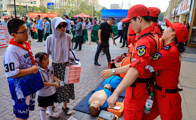 徐州鼓樓豐財街道 安全宣傳進萬家 應急知識入人心